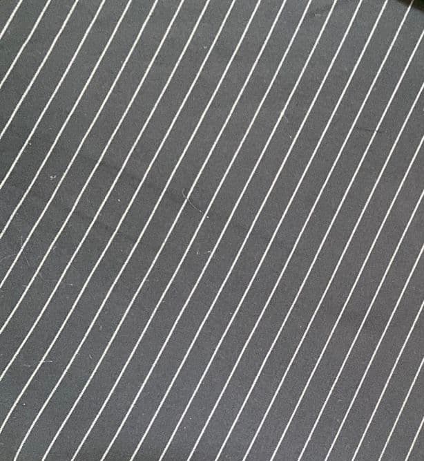 Black & White Pinstripes Stock Wool